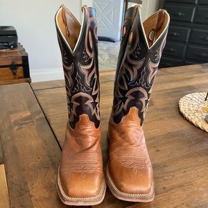 Justin Mens Western Square Toe